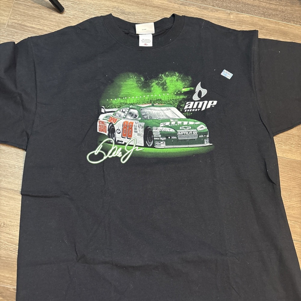 Vintage Nascar Chase Authentics Dale Earnhardt Jr AMP Energy  T Shirt Size XL